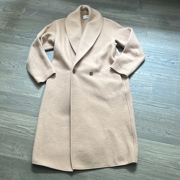 🔥WILFRED🔥 | Aritzia Charlize jacket in sandy beige 100% merino wool - Picture 3 of 15